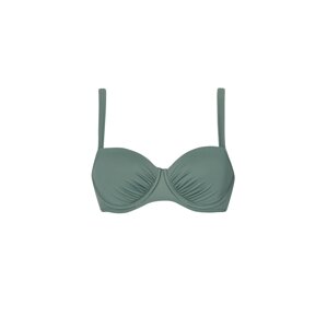 SUNFLAIR Bikinový top  tmavozelená