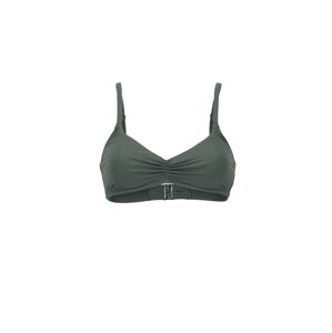 VIVID Bikinový top  tmavozelená