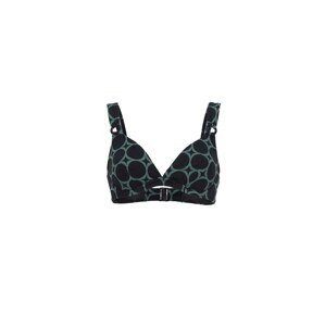 VIVID Bikinový top 'Mix&Match'  tmavomodrá / tmavozelená