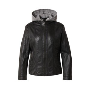 Gipsy Comfort Line Prechodná bunda 'Lezia'  sivá melírovaná / čierna