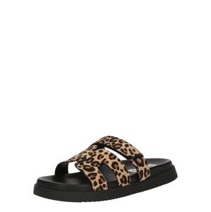 STEVE MADDEN Šľapky 'Missile'  koňaková / kapučíno / čierna