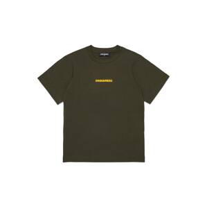 DSQUARED2 Tričko  žltá / olivová