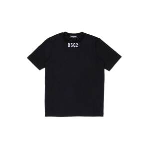 DSQUARED2 Tričko  čierna / biela