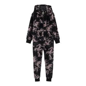 WE Fashion Pyžamo  sivá / čierna