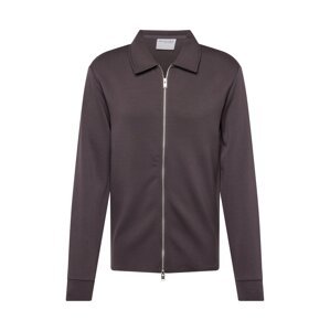 SELECTED Tepláková bunda 'SLHEMANUEL SOFT FULL ZIP SWEAT NOOS'  grafitová
