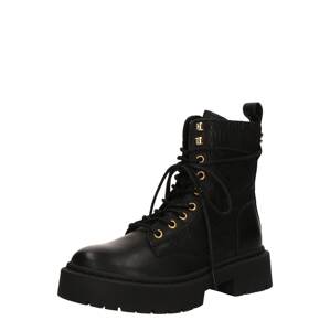 STEVE MADDEN Šnurovacie členkové čižmy 'Grazier'  čierna