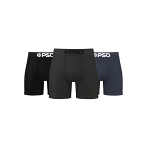 PSD Boxerky  námornícka modrá / sivá / čierna / biela