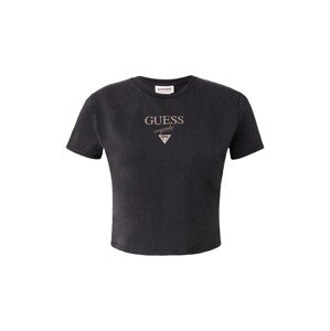 GUESS Originals Tričko  sivá / čierna