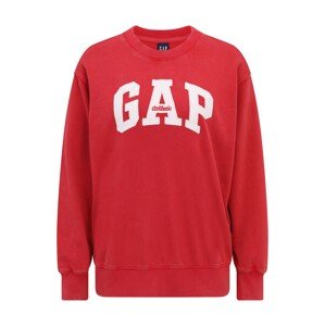 Gap Petite Mikina  červená / biela