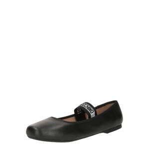 Love Moschino Baleríny  čierna / biela
