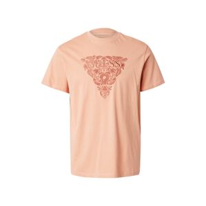 GUESS Originals Tričko  svetlooranžová / oranžovo červená
