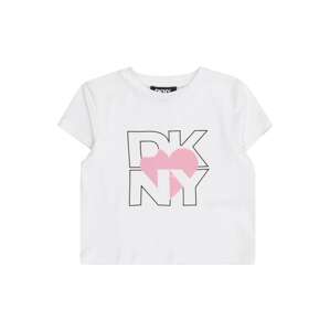 DKNY Tričko  ružová / pastelovo ružová / čierna
