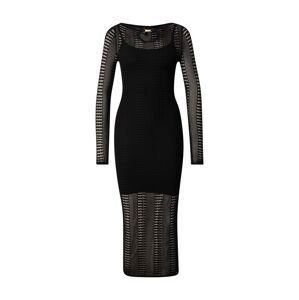 GUESS by Marciano Pletené šaty 'EMMA'  čierna