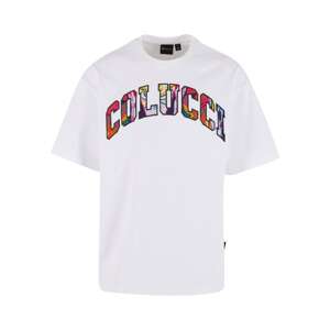 Colucci Tričko 'College'  žltá / fialová / červená / biela