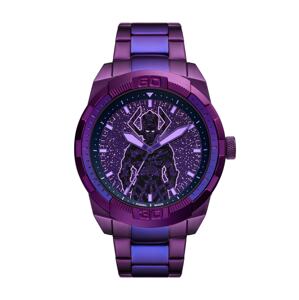 FOSSIL Analógové hodinky 'GALACTUS'  fialová / neónovo fialová