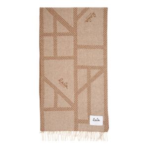 Lala Berlin Šál 'Svea'  béžová / svetlohnedá / biela
