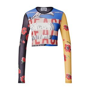 Moschino Jeans Tričko  kráľovská modrá / žltá / červená / čierna