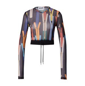 Moschino Jeans Tričko  modrá / oranžová / červená / čierna