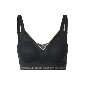 SHOCK ABSORBER Športová podprsenka  sivá / limetová / čierna