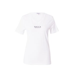 Soccx Tričko  čierna / biela