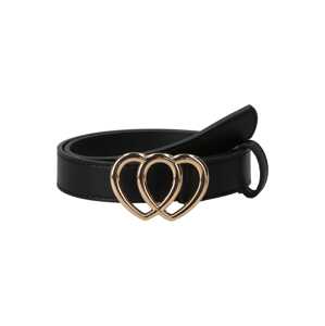 ONLY GIRLS Opasky 'KOGPINA HEART '  zlatá / čierna