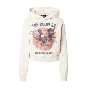 The Kooples Mikina  nebielená / tmavohnedá / čadičová / broskyňová