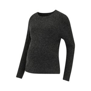 Vero Moda Maternity Sveter 'VMMDOFFY'  čierna melírovaná