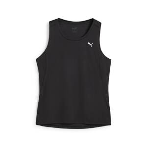 PUMA Športový top 'Velocity'  čierna / biela