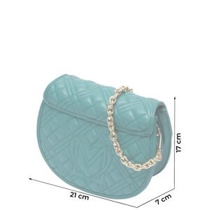 Love Moschino Taška cez rameno  zlatá / petrolejová