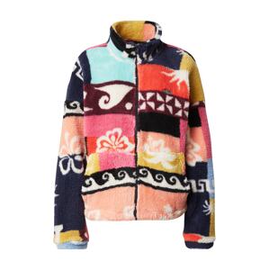 RIP CURL Funkčná flisová bunda 'KEEPSAKES'  námornícka modrá / oranžová / ružová / bordová