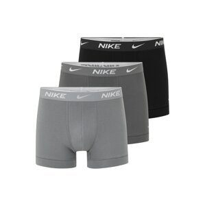 NIKE Underwear Boxerky  sivá / tmavosivá / čierna / biela