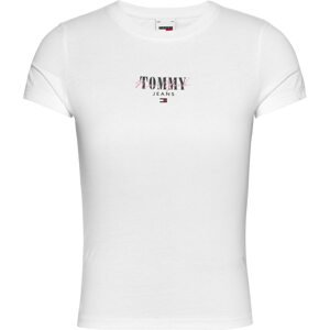 Tommy Jeans Curve Tričko 'Essential'  námornícka modrá / červená / biela