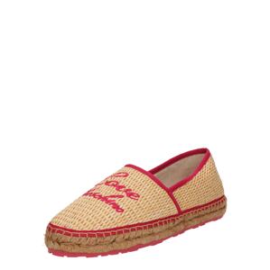 Love Moschino Espadrilky  béžová / červená
