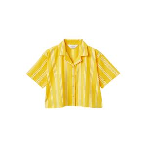 Compania Fantastica Blúzka 'Camisa'  tmavožltá / biela