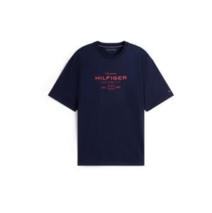 Tommy Hilfiger Big & Tall Tričko  námornícka modrá / červená