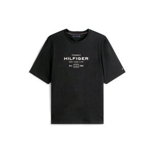Tommy Hilfiger Big & Tall Tričko  čierna / biela