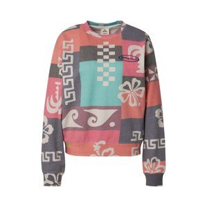 RIP CURL Športová mikina 'KEEPSAKES'  svetlosivá / tmavosivá / oranžová / ružová