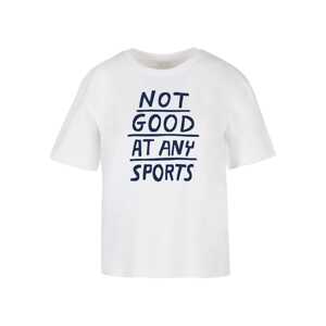 Days Beyond Tričko 'Not Good At Any Sports'  fialová / biela