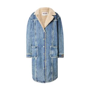 GUESS Originals Prechodný kabát  béžová / modrá denim