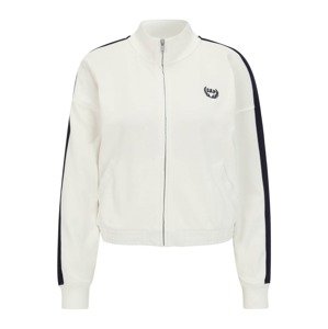 Gap Petite Tepláková bunda  čierna / biela