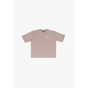 Dropsize Tričko  gaštanová / biela