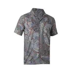 By Diess Collection Košeľa  modrá / sivá / bordová / biela