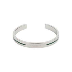 LACOSTE Náramok 'Adventurer'  tmavozelená / strieborná