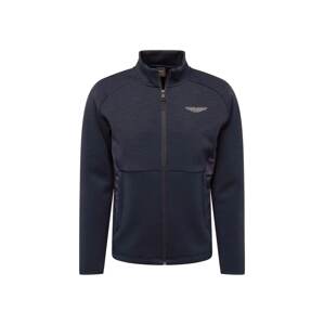 Hackett London Tepláková bunda  námornícka modrá / biela