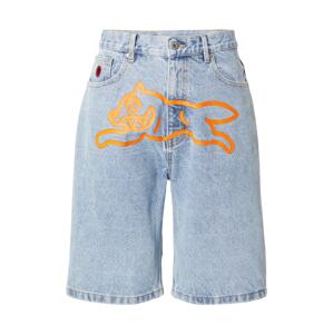 Billionaire Boys Club Džínsy  modrá denim / neónovo oranžová